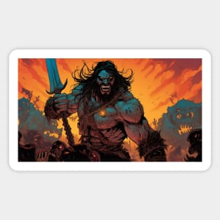 Diablo Barbarian Magnet